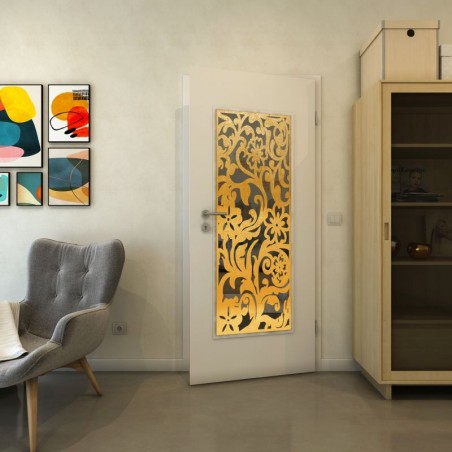 Lichtausschnitt - Fineprint Model 170 Gold auf Grauglas