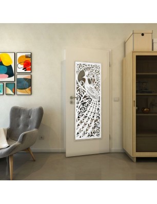 Lichtausschnitt - Fineprint Model 172 Weiss auf Grauglas