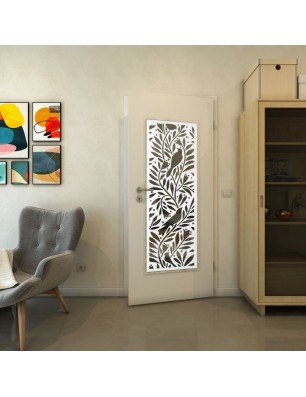 Lichtausschnitt - Fineprint Model 177 Weiss auf Grauglas