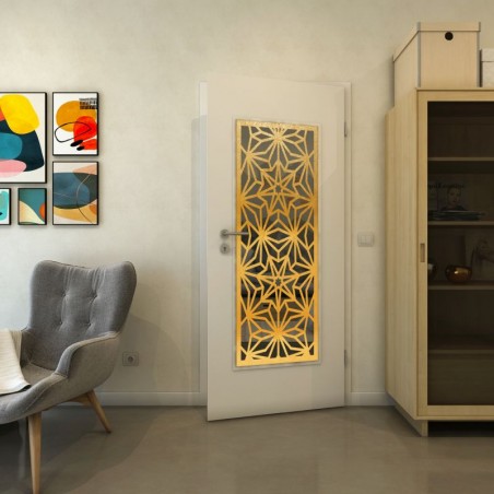 Lichtausschnitt - Fineprint Model 178 Gold auf Grauglas