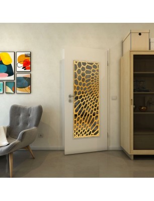 Lichtausschnitt - Fineprint Model 186 Gold auf Grauglas