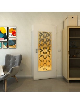 Lichtausschnitt - Fineprint Model 187 Gold auf Grauglas