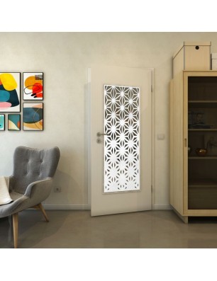 Lichtausschnitt - Fineprint Model 187 Weiss auf Grauglas