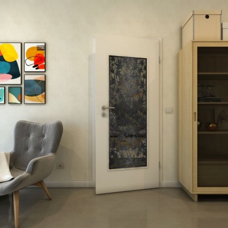 Lichtausschnitt - Fineprint Model 192 Schwarz auf Grauglas