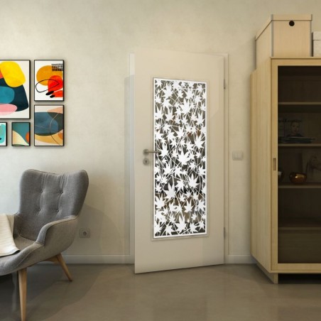 Lichtausschnitt - Fineprint Model 192 Weiss auf Grauglas