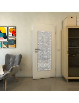 Lichtausschnitt - Fineprint Model 193 Weiss auf Grauglas