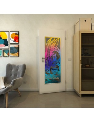 Lichtausschnitt - Fineprint Model 196 Verlauf auf Grauglas