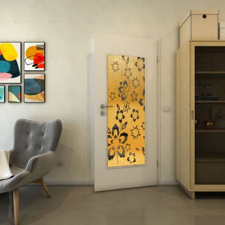 Lichtausschnitt - Fineprint Model 199 Gold auf Grauglas