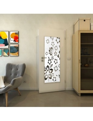 Lichtausschnitt - Fineprint Model 199 Weiss auf Grauglas