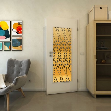 Lichtausschnitt - Fineprint Model 203 Gold auf Grauglas