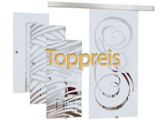 Toppreis-Glasschiebetueren